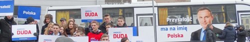 kielce wiadomości "Dudabus" odwiedził Kielce  (zdjęcia,video)