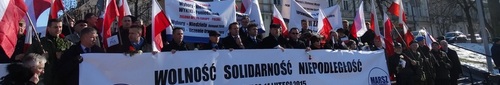 kielce wiadomości Kilkaset osób uczestniczyło w kieleckim  marszu w obronie demo