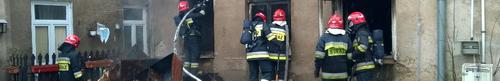 kielce wiadomości Pięć zastępów PSP gasiło pożar mieszkania przy ul. Słowackiego