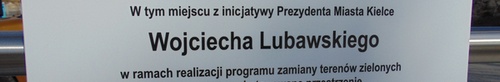 kielce wiadomości Odsłonięto tablicę dla prezydenta Kielc "żeby nie było niczego