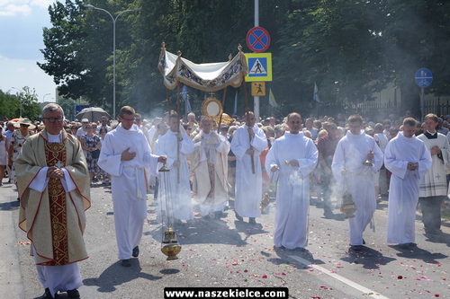 kielce wiadomości Uroczystości Bożego Ciała w Kielcach. Tysiące wiernych w procesjach (ZDJĘCIA)