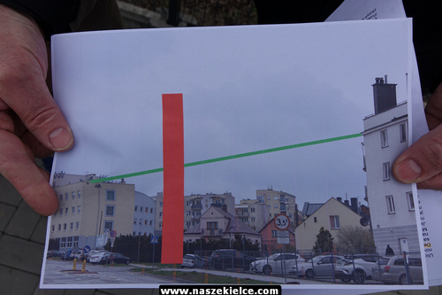 kielce wiadomości Kielczanie z Nowej znów protestują. Nie chcą wysokiego budynku w sąsiedztwie (ZDJĘCIA,WIDEO) 