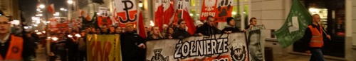 kielce wiadomości Nacjonaliści z ONR-u maszerowali przez Kielce - Marsz Pamięci 