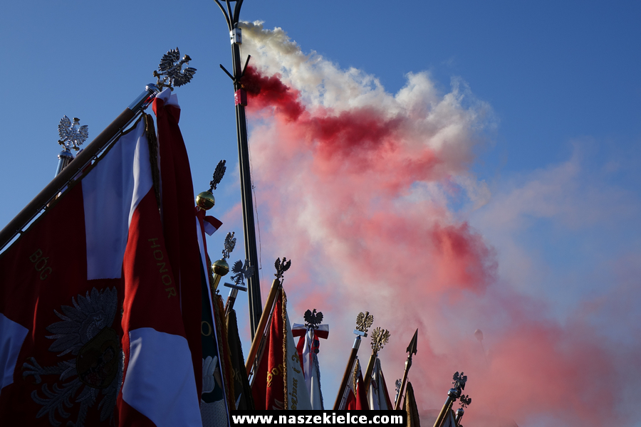 Obchody setnej rocznicy odzyskania niepodległości w Kielcach 11.11.2018